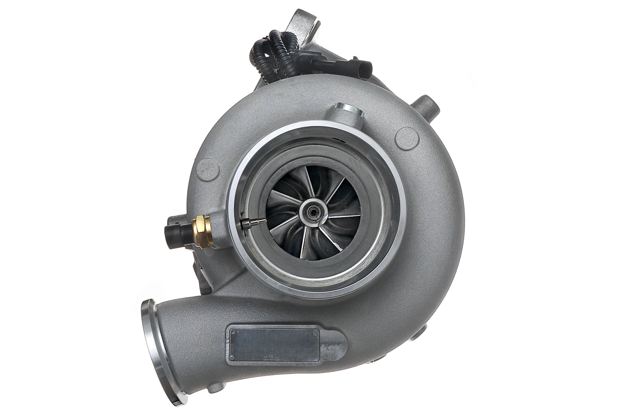 This turbocharger is for Autostar HE451VE and HE400VG, compatible with Cummins ISX15 engine, part number 2882111, 5502825