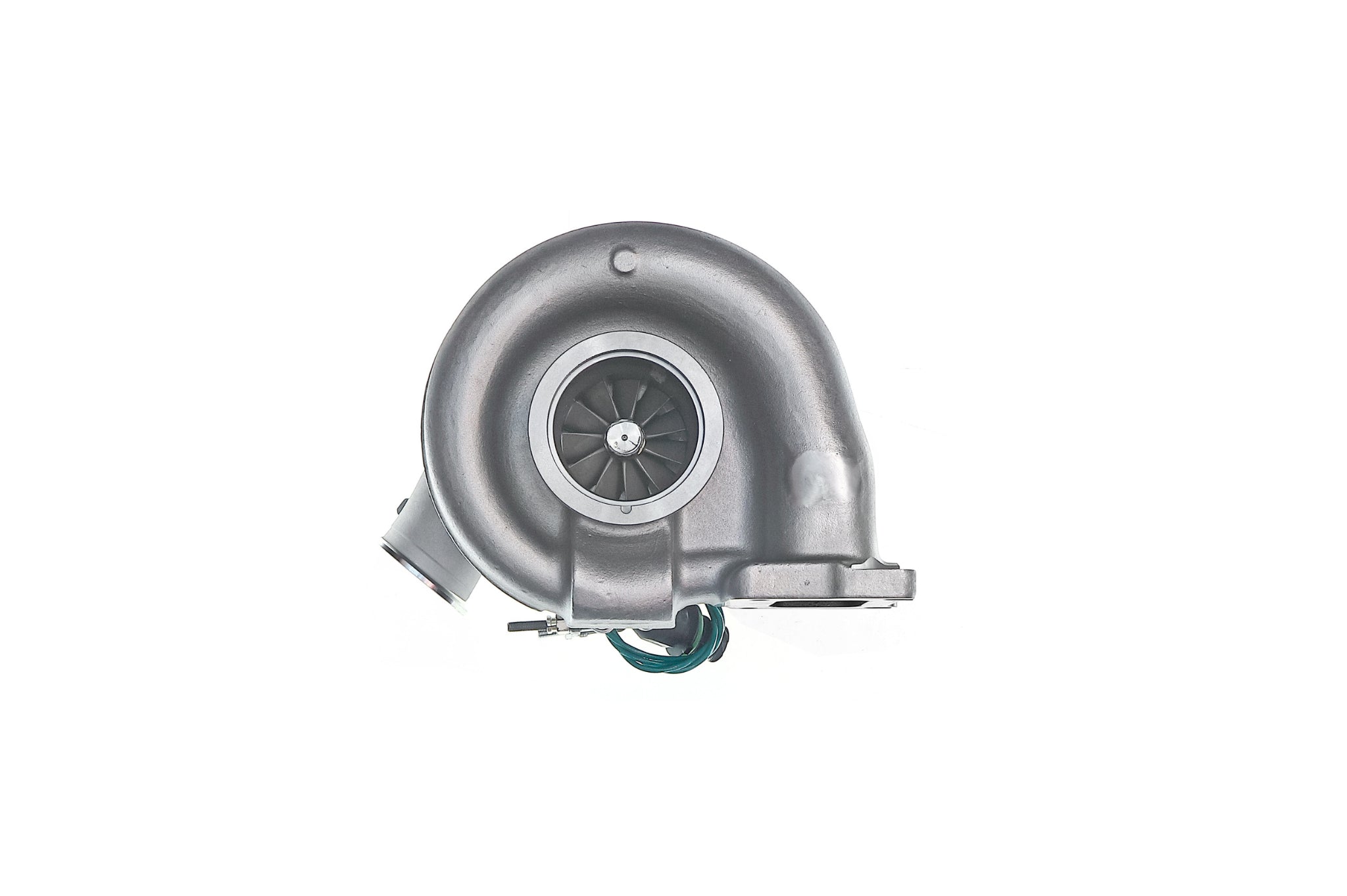 This turbocharger is for Autostar HE400VG, compatible with Volvo D13 and Mack MP8 engines, part numbers 85128133, 3784777